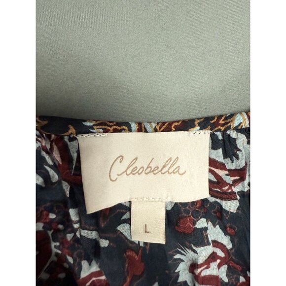 Cleobella Corrine Midi Dress in Avalon Block Print Sz L - Picture 5 of 11